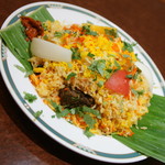 ビリヤニセット（１，０３０円）の『マトンビリヤニ』２０１７年１０月