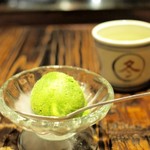 Katsuyoshi - 抹茶アイス（かなり美味）