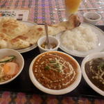 ロイヤル ナン カレー - ネパールセット　1300円