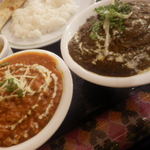 ロイヤル ナン カレー - ダルカレー＆サグマトン