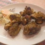 ロイヤル ナン カレー - グリーンティッカ　450円