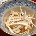 銀座 しのはら - 白子、松茸、伊勢エビのあんかけ