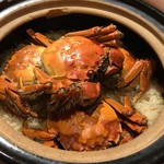 銀座 しのはら - 上海蟹の炊き込みご飯