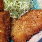 焼きヒレかつアップ