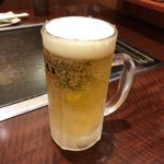 Nishiki Warai - 2017年10月29日  生ビール 中（アサヒスーパードライ）500円