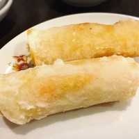 菜香新館 - 元祖海老のウエハース巻き揚げ 580円
