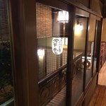 今半本店 - 渡り廊下の窓