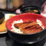 うなどん丼 - うな丼アジフライセット