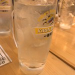 魚がし酒場 菊次 - すだちサワー