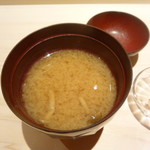 祇園 鮨 忠保 - お味噌汁