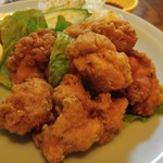 七福 - 鶏の唐揚げ　醤油や生姜の風味が食欲ソソります♪