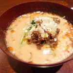 にしぶち飯店 - ７品目　〆のお料理は担々麺
