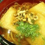 揖保乃糸 庵 - そうめんの里 レストラン庵　きつねうどん（840円）