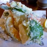 うぶすな - ＜2011年4月＞鯛、胡麻豆腐、エシャロット、行者にんにく、筍、伏見唐辛子etc
