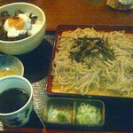 楽旬堂 坐唯杏 - あっぱれそば　和牛月見ご飯