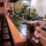 Hiroshima Fuu Okonomiyaki Yuuka - カウンターです♪