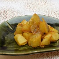 男爵芋の唐揚げバター