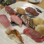 ふく田 - 握り盛合せ