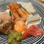 和彩厨房 KATURA - この日のお刺身盛り合わせ