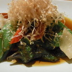 和彩厨房 KATURA - 万願寺とコーネ脂のあぶり焼き