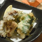 和彩厨房 KATURA - 活タコの大葉揚げ