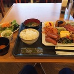 Hoteru Guran Via Wakayama - 『ホテルグランヴィア和歌山』「和洋朝食バイキング」の私の盛りつけ。