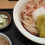 饂飩の四國 - おろし茄子ぶっかけ　930円　2017.10