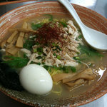 覆麺 智 - 鶏白湯（塩ラーメン）