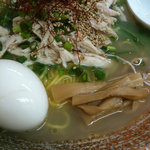 覆麺 智 - 鶏白湯（塩ラーメン）