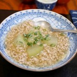 割烹いけだ - 冬瓜の鶏ひき肉あんかけ