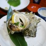 割烹いけだ - サザエの壺焼き
