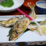 割烹いけだ - 鮎の塩焼き