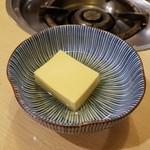 常夜燈 - お通し　たまごとうふ