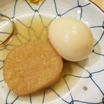 常夜燈 - 大根、たまご