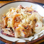 お食事処 すむばり - タコ丼 アップ！