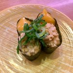 かっぱ寿司 - 卵黄納豆
