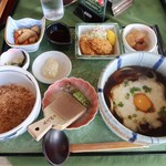 中伊豆グリーンクラブ - 中伊豆山わさび丼ととろろ蕎麦のセット