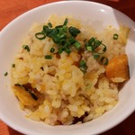 麺屋 六感堂 - 南瓜の炊き込みご飯（チャコ飯）