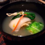 龍吟 - 山陰のタグ付き　松葉蟹のお雑煮仕立ての椀 松葉蟹の出汁と共に