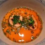 龍吟 - 炭火焼　フグ白子の熱々茶碗蒸し すだちポン酢を流して