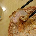 とんかつ　若葉 - 断面