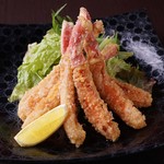 Fried snow crab