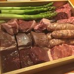 肉小屋 - 今日のお肉　　コースの始まる前にご説明を戴きました