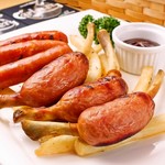 Assorted sausages