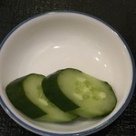 食堂 松月 - 胡瓜糠漬け