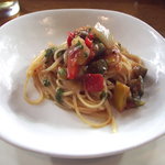 ピッツァ＆スパゲッティ　　ポルチーニ - コース料理のパスタです。
