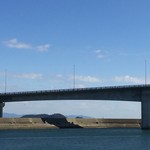 食堂 松月 - ブルーブリッジ越しの三河大島
      ２０１７年１０月３１日