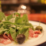 Prosciutto and arugula salad