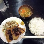 Izakaya Tsuki - アジフライ＋ご飯・お味噌汁セット