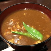 日本橋 やぶ久 - つけカレーせいろのつけ汁